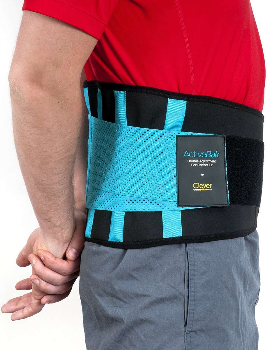 ActiveBak Lower Back Brace For All Sports | Medical-Grade | Provides Lumbar Support For Proper Form,