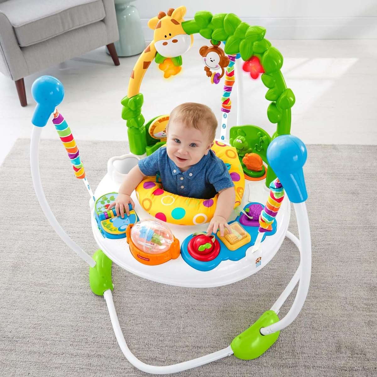 Baby Bouncer Toys Chair With Music Baby Jumper