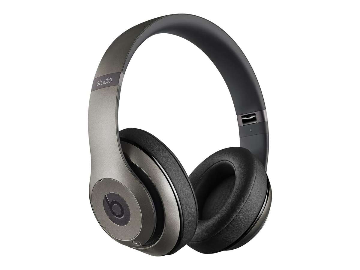 BEATS BY DRE STUDIO WIRELESS OVER-EAR HEADPHONES TITANIUM / BID TO WIN