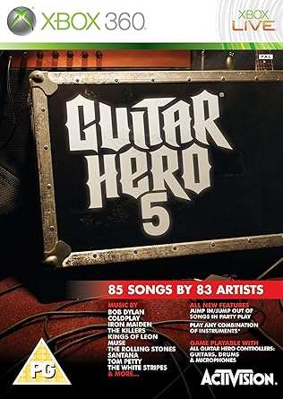 XBOX 360 Guitar Hero 5