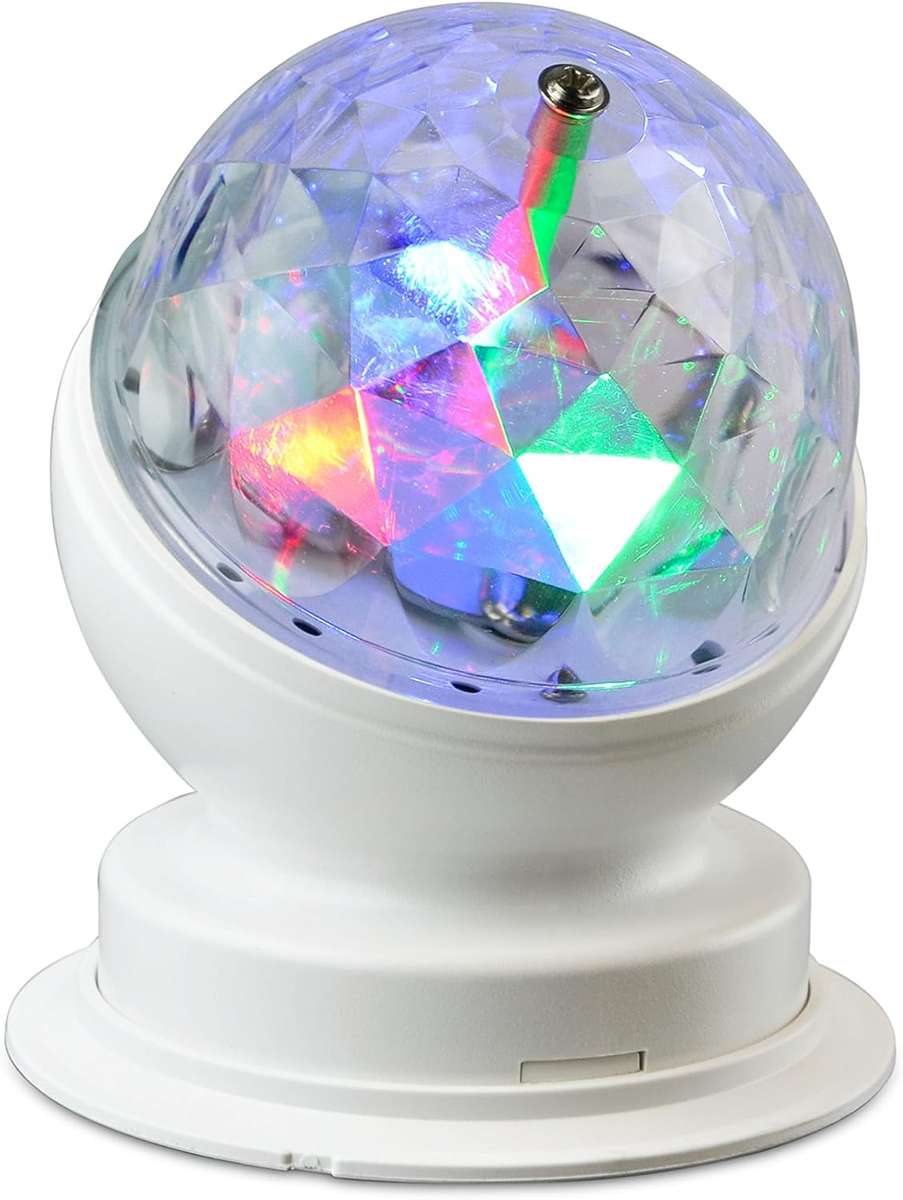Colorful  Rotating LED party light RGB.
