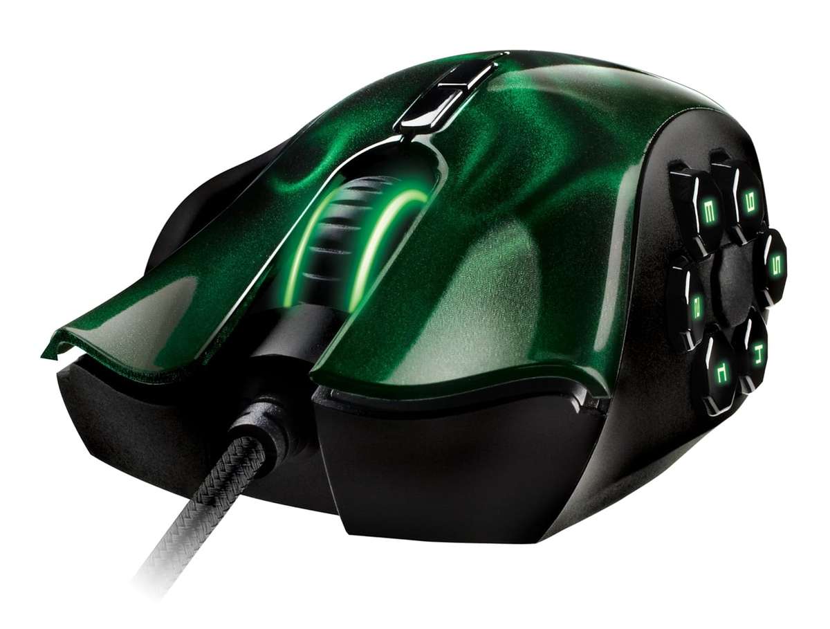 Razer Naga Hex MOBA PC Gaming Mouse - Green