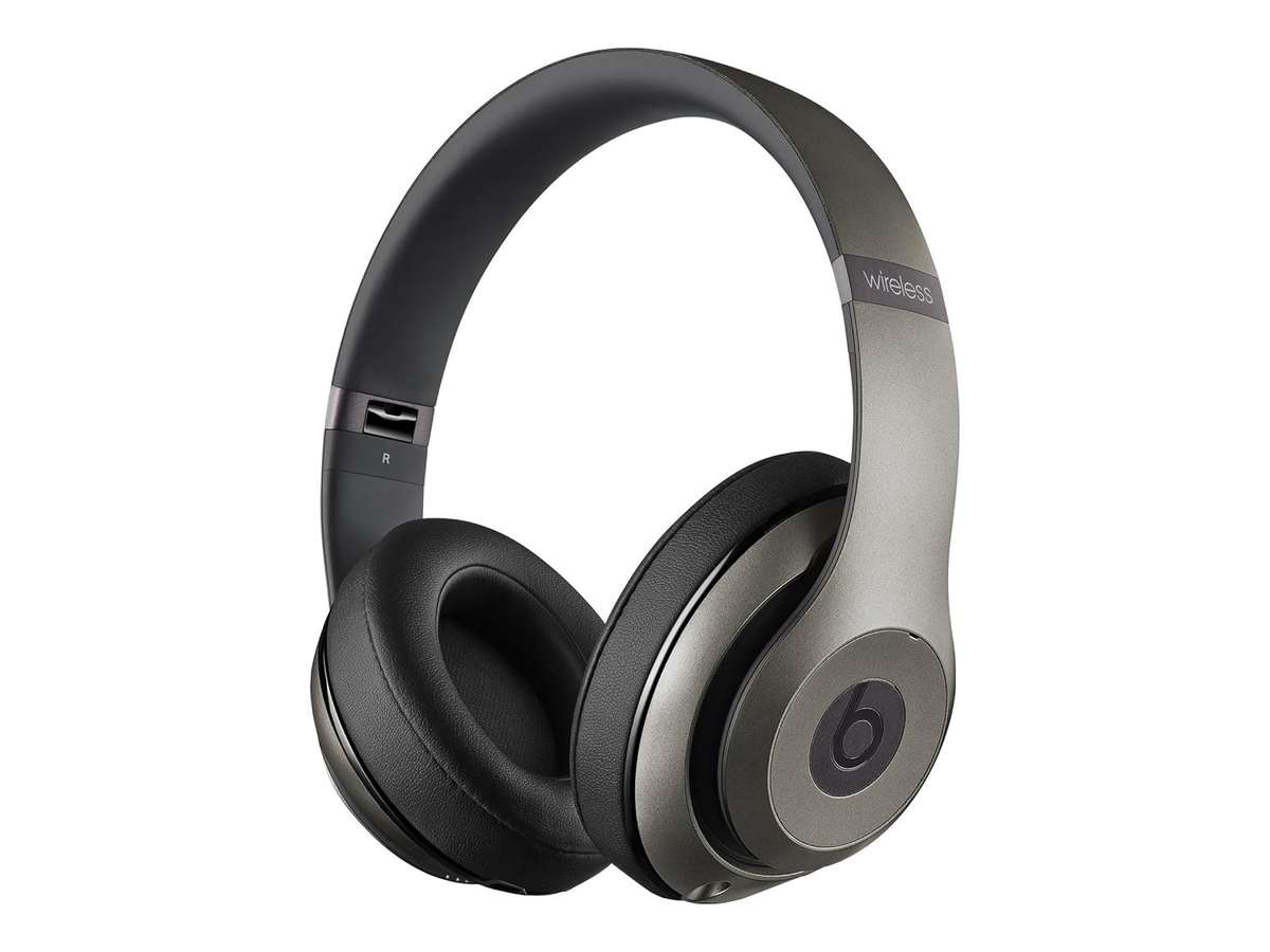 BEATS BY DRE STUDIO WIRELESS OVER-EAR HEADPHONES TITANIUM / BID TO WIN