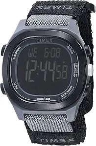 Timex Men`s TW2U30100 Ironman Transit Full-Size Black/Gray/Negative Fast Wrap Watch