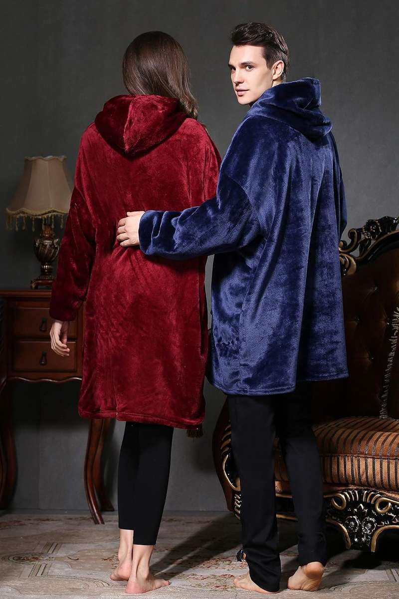 Lazy Huggle Hoodie Wearable Blanket