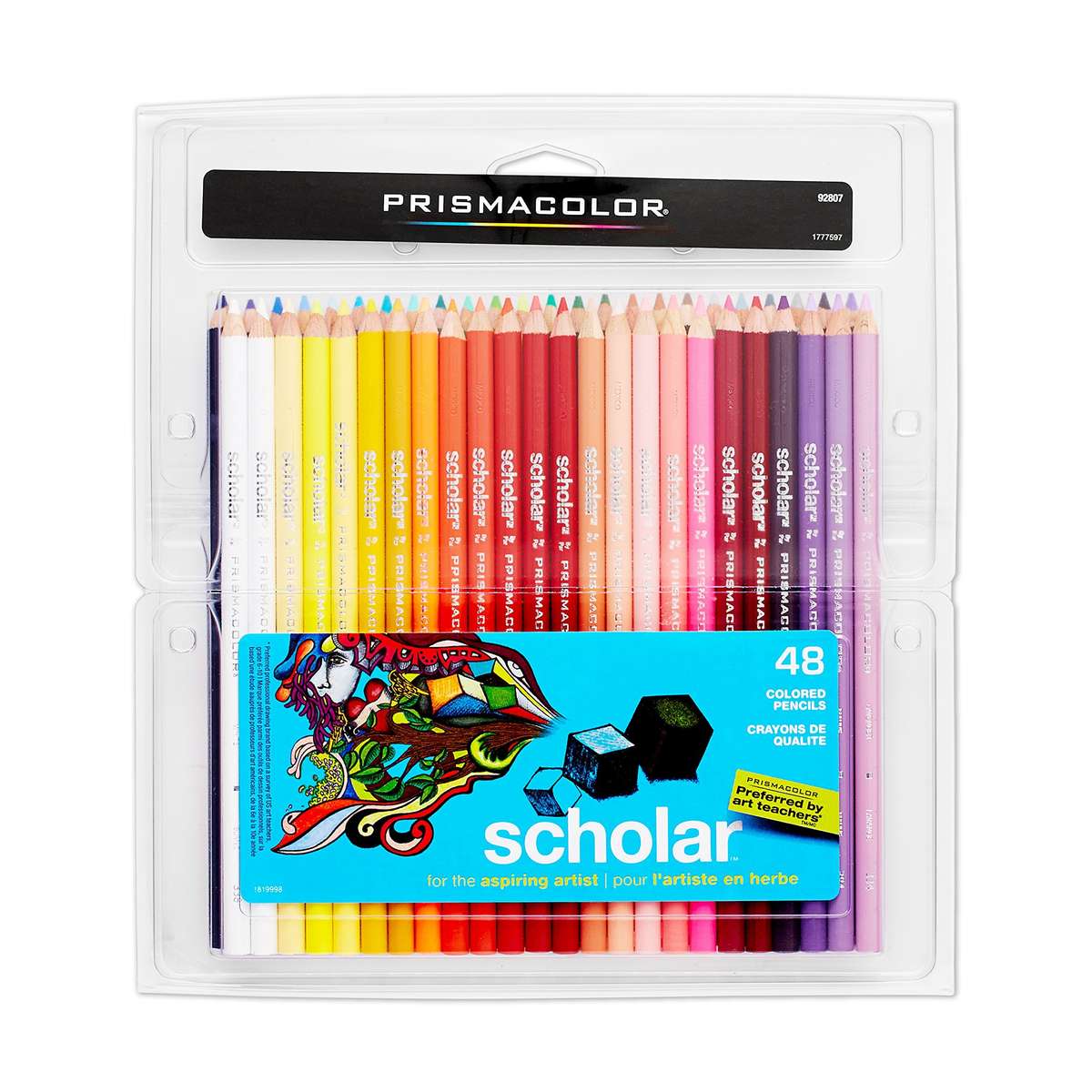 Prismacolor Scholar Colored Pencils 48-Count