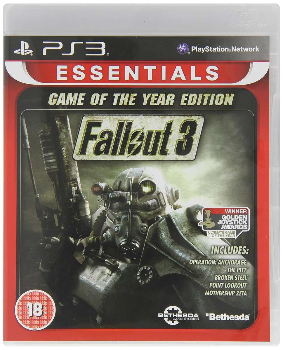 PS3 FALLOUT 3 GAME OF THE YEAR EDITION / BID TO WIN