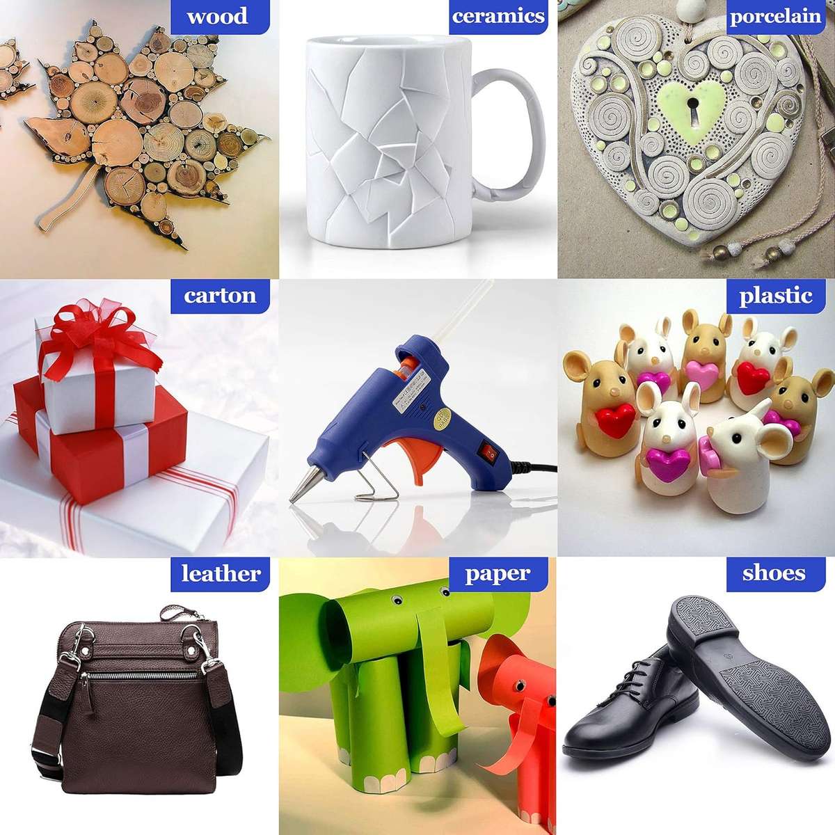 Mini Glue Gun + Pack Of 5 Glue-Sticks Free