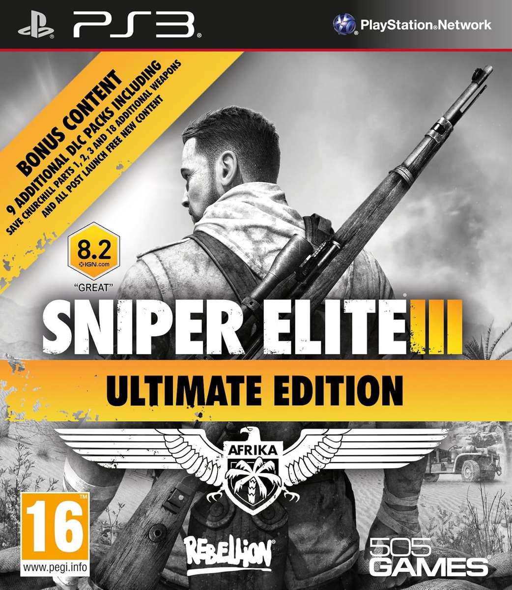 Sniper Elite 3 Ultimate Edition PS3  Game in new condition : In Stock (swadocop)