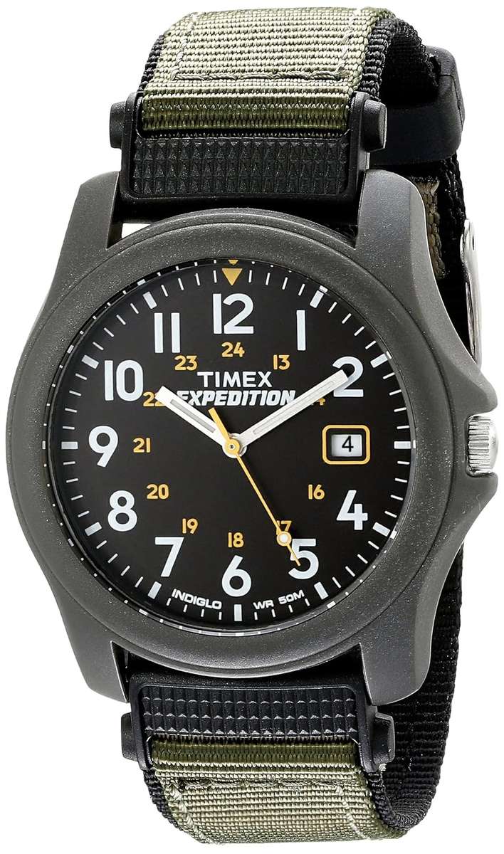 Timex Men's T42571 Expedition Camper Green Nylon Strap Watch