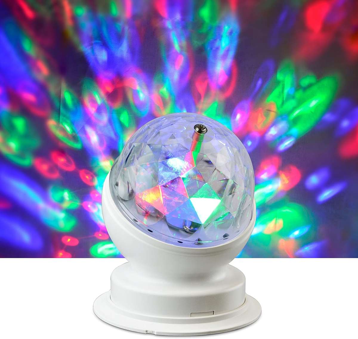 Colorful  Rotating LED party light RGB.