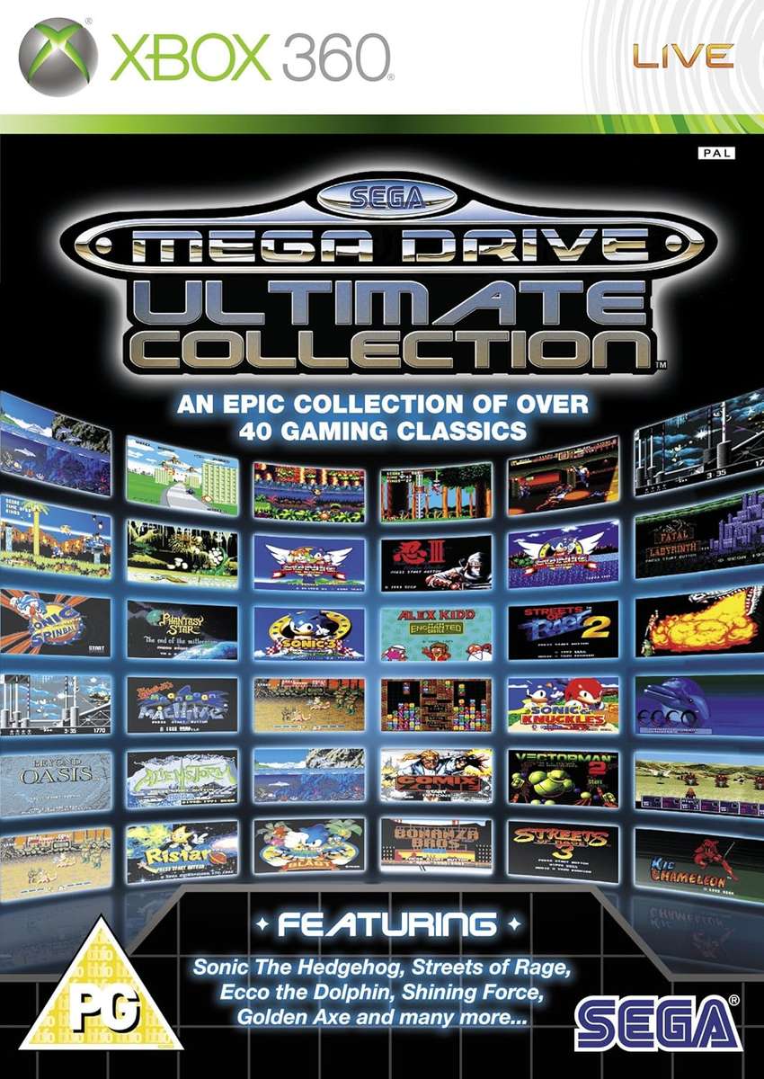 XBOX 360 Sega Mega Drive Ultimate collection
