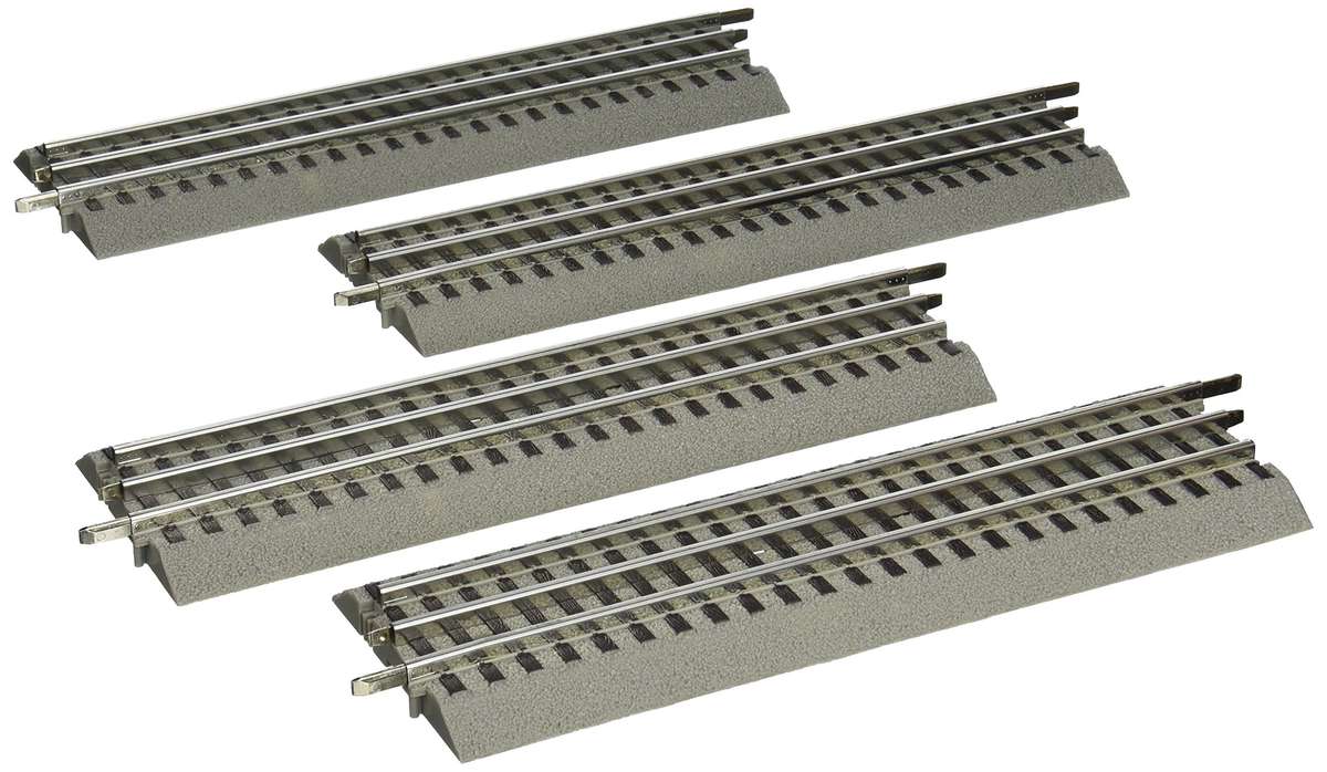 Lionel FasTrack - O-Gauge Straight Track - 4 Pack