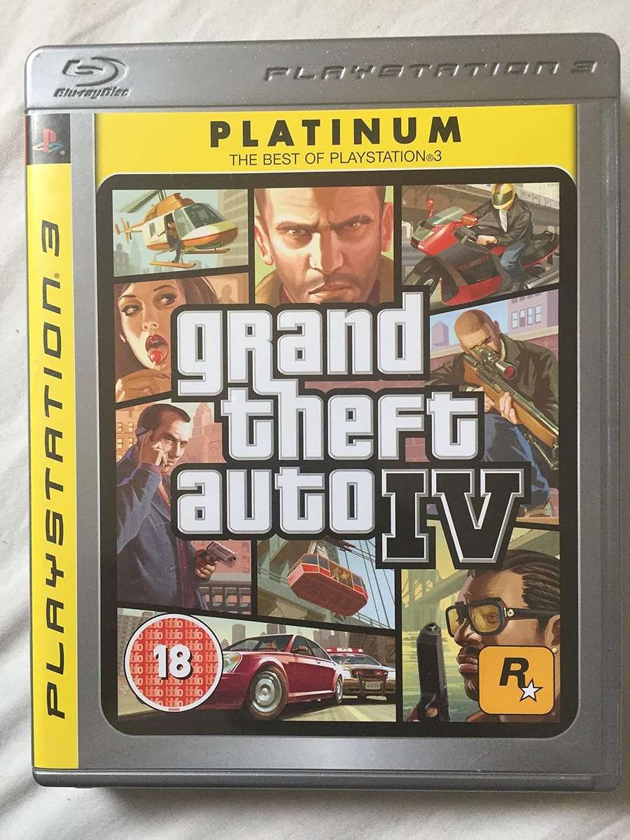 PS3 GRAND THEFT AUTO IV PLATINUM / BID TO WIN