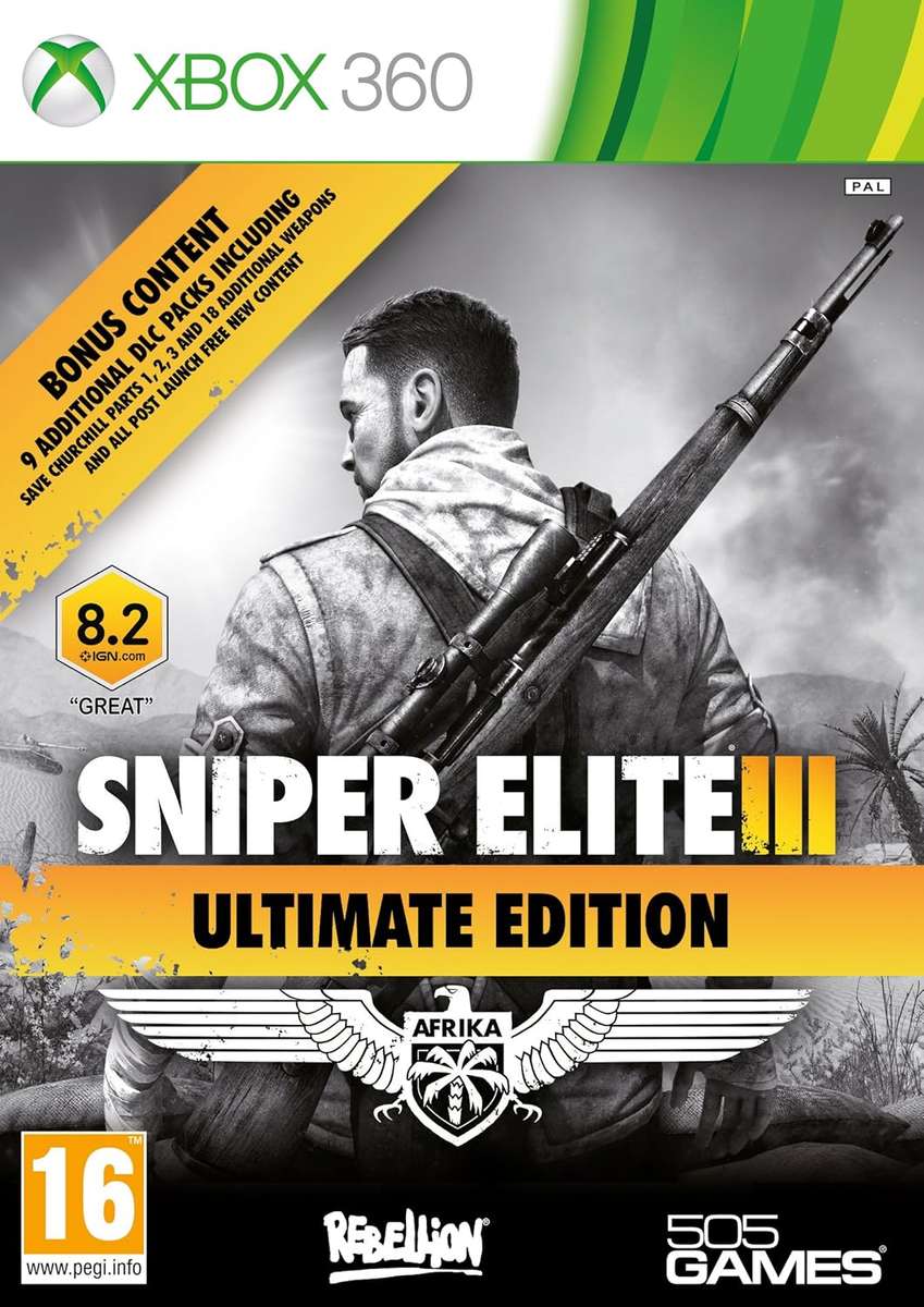XBOX 360 Sniper Elite 3 Afrika Ultimate Edition