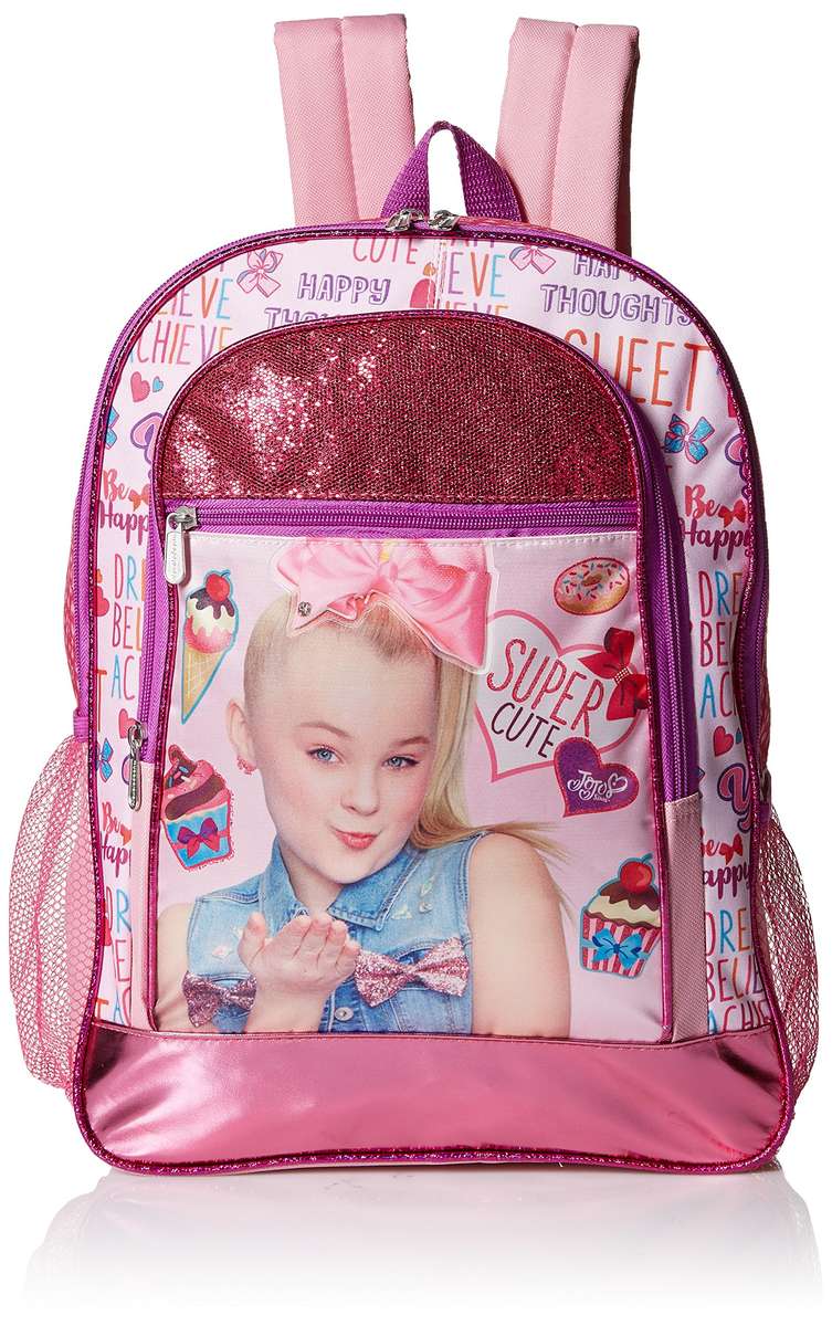 Nickelodeon Girls' Jojo Backpack Pink