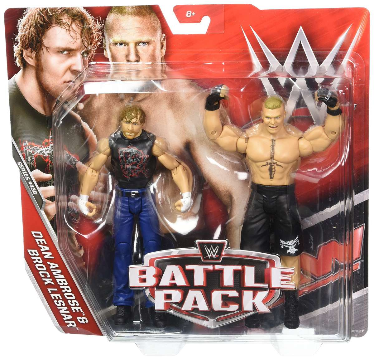 WWE Dean Ambrose & Brock Lesnar Action Seried 43 B Figures 2 Pack