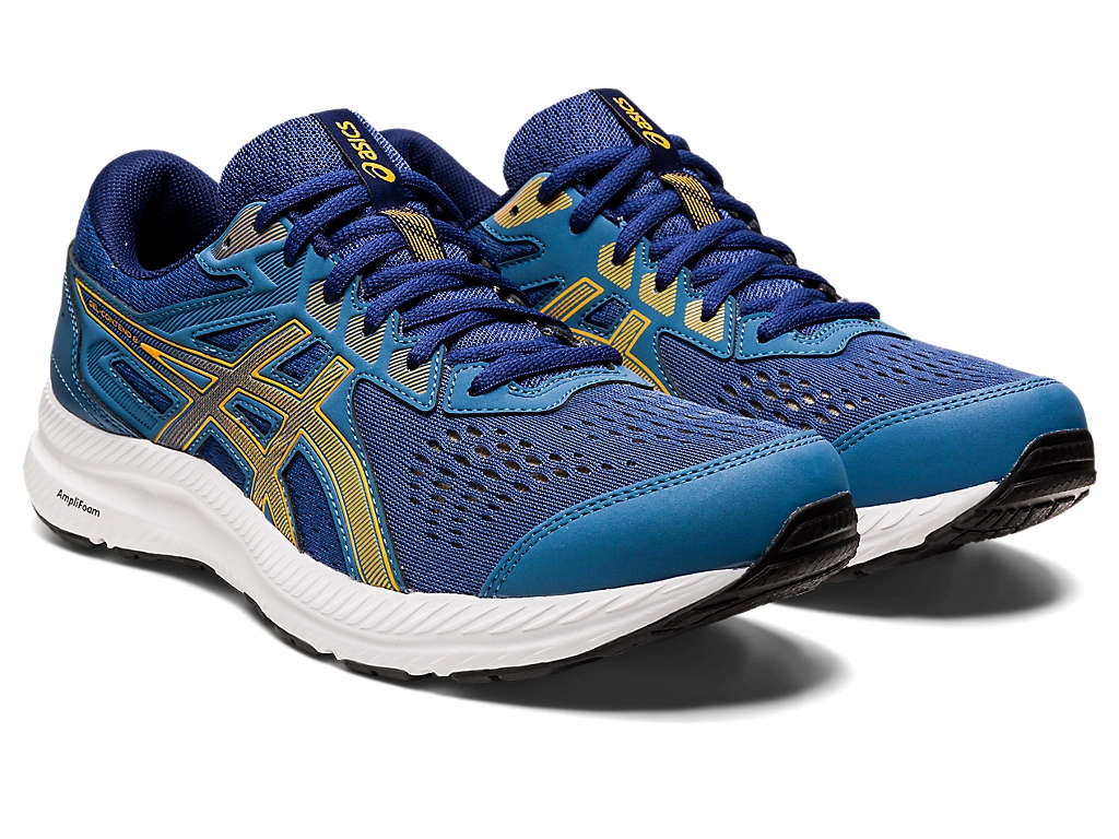 ASICS GEL CONTEND 8 AZURE AMBER SNEAKERS