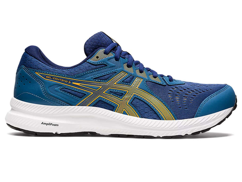ASICS GEL CONTEND 8 AZURE AMBER SNEAKERS