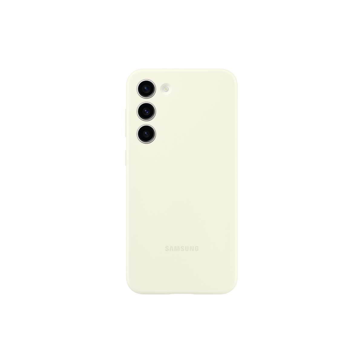 Samsung Original Silicone Case - Samsung Galaxy S23 Plus (Cream) (UNBOXED)