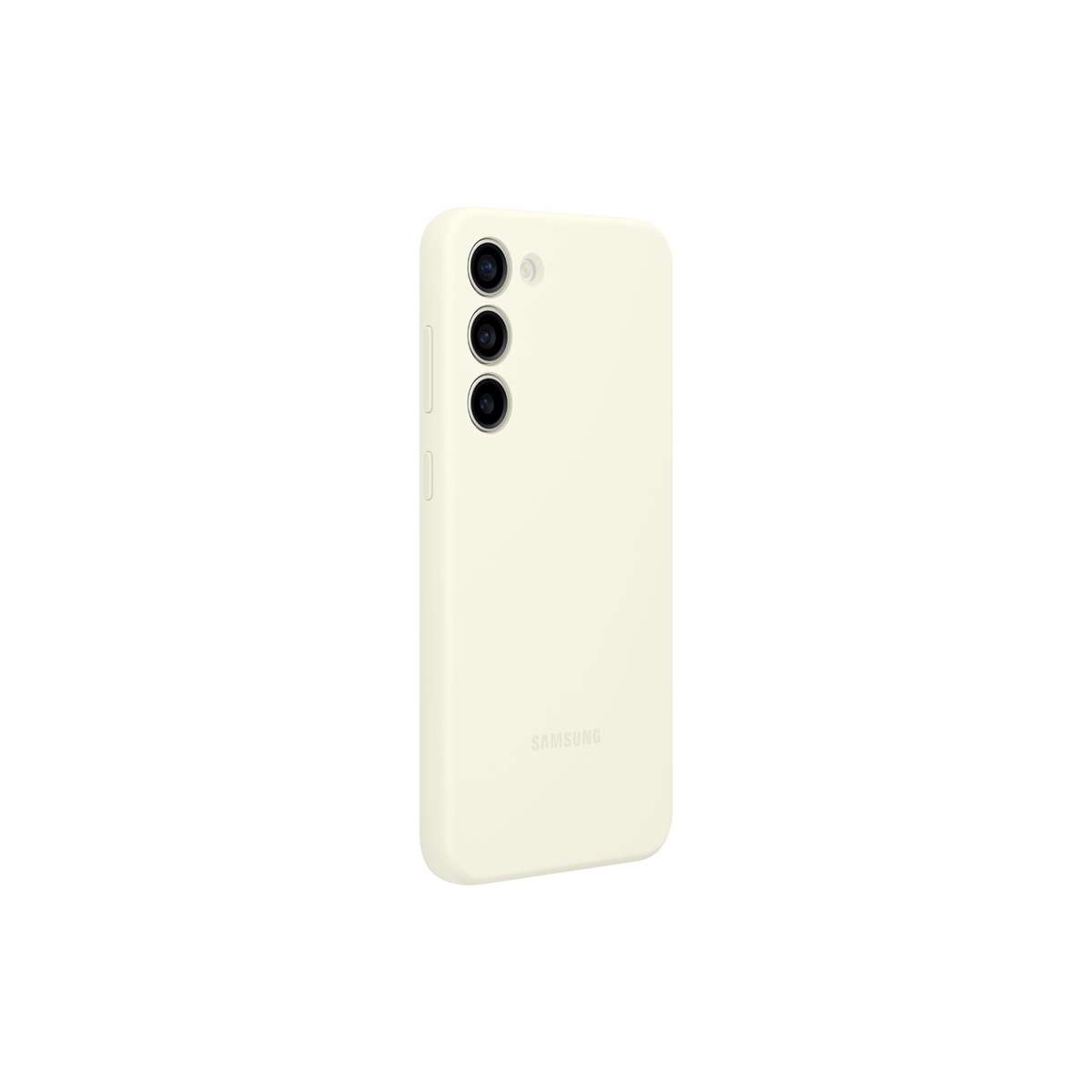 Samsung Original Silicone Case - Samsung Galaxy S23 Plus (Cream) (UNBOXED)
