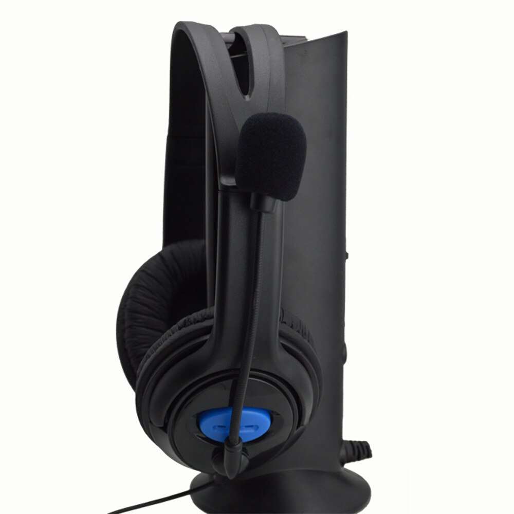 PS4 Compatible  Gaming Headset Wired Headphone with Microphone - Black