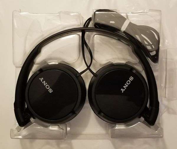 SONY MDR-ZX110 STEREO HEADPHONES **BLACK**