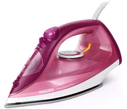 Philips EasySpeed Plus Steam Iron(Pink/Purple)