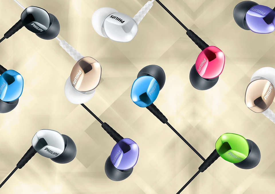 PHILIPS In-ear Wired headphones with mic she3905