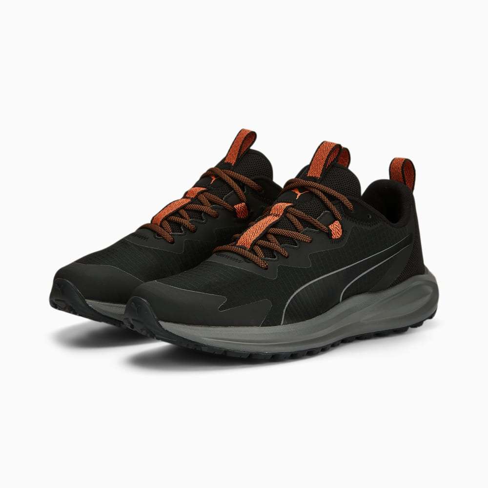 PUMA TWITCH RUNNER BLACK GREY RUNNING SHOES
