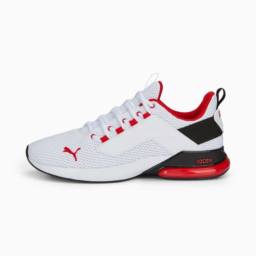 PUMA CELL RAPID WHITE RED RUNNING SHOES