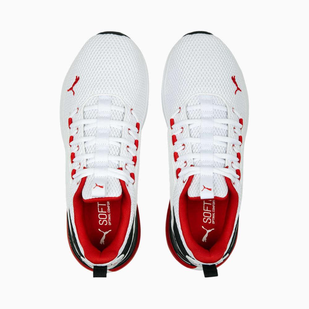 PUMA CELL RAPID WHITE RED RUNNING SHOES