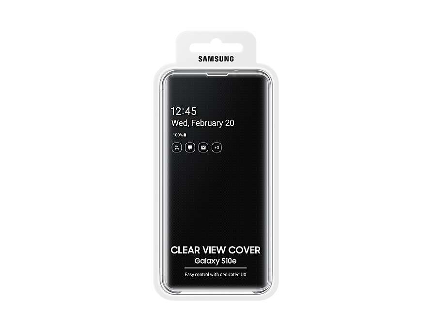 GALAXY S10e CLEAR VIEW OR LED VIEW COVER BLK ORIGINAL