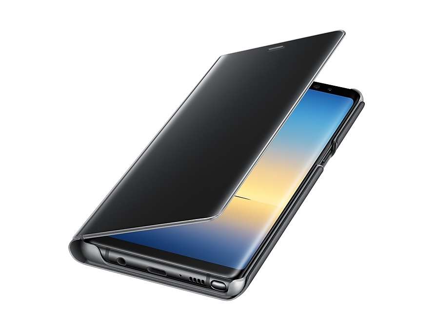 Samsung Galaxy Note8 Clear View Standing Cover - Black
