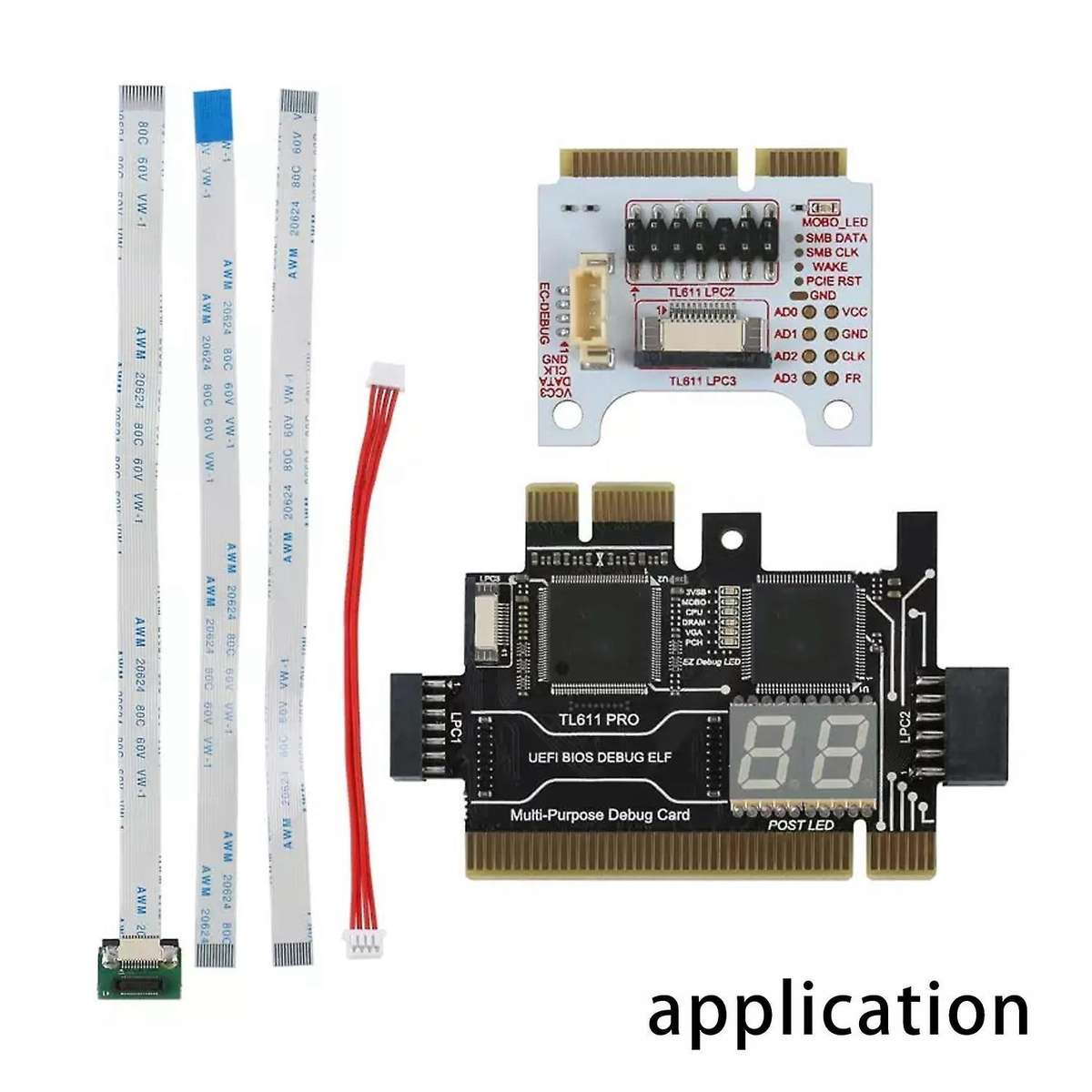 Mini Pci-e Conversion Card for Motherboard Diagnostic Card for Laptop