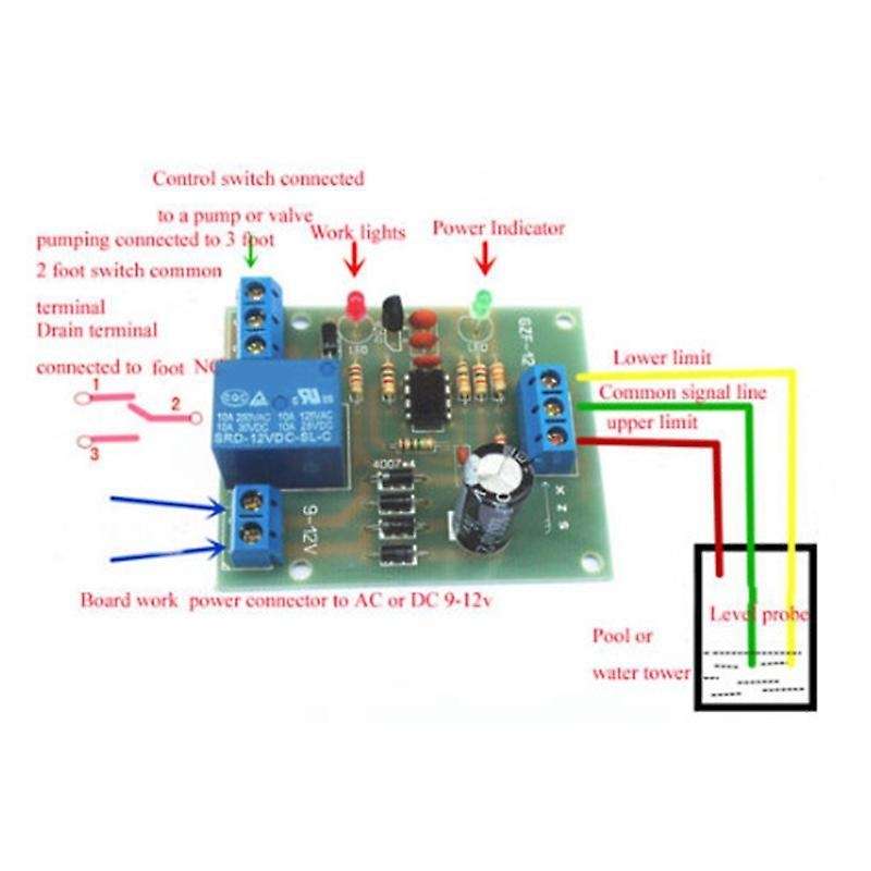 Water Liquid Level Water Level Detection Sensor Pumping Circuit Board