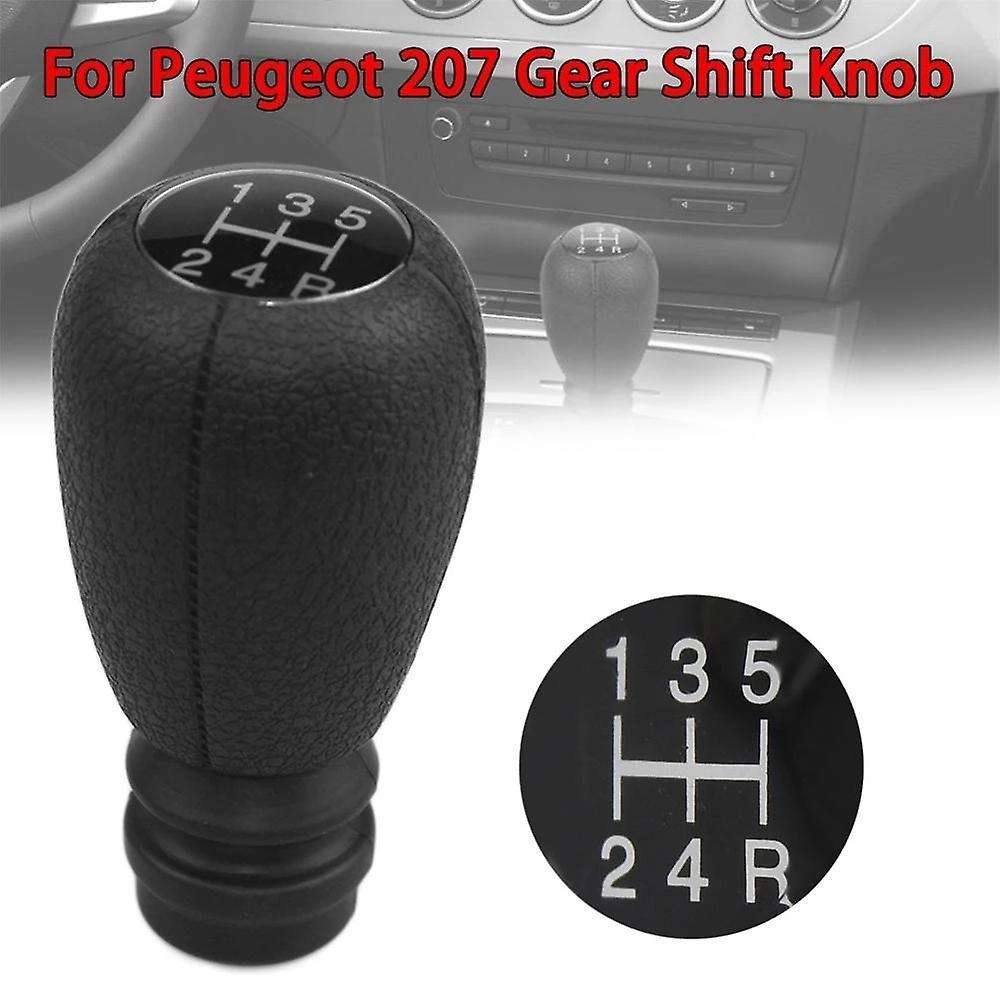 5 Speed Car Gear Shift Lever Knob Lever Head for Peugeot 207 Citroen