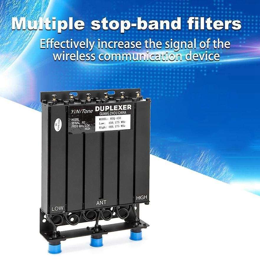 Yinitone 25w Uhf Duplexer Tx: 153.150/rx: 158.150mhz N-head Repeater