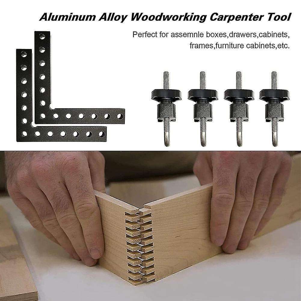 90 Degree Positioning Right Angle Clamps for Picture Frame Box Drawer