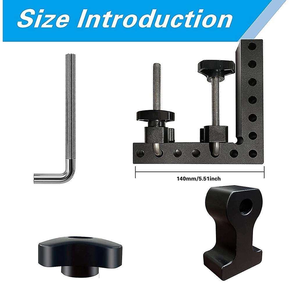 90 Degree Positioning Right Angle Clamps for Picture Frame Box Drawer