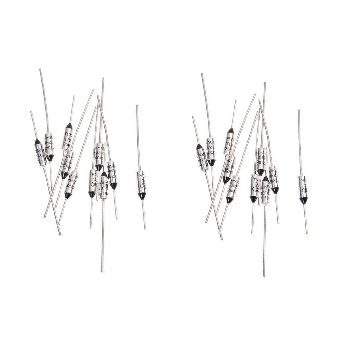 10 Pcs 240 Celsius 250v 10a Temperature Thermal Fuses