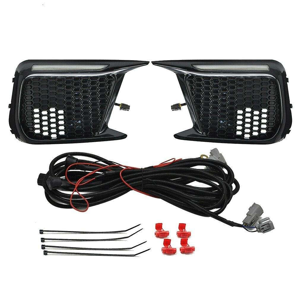 White Led Drl Daytime Running Light + Fog Lamp for Subaru Wrx Sti