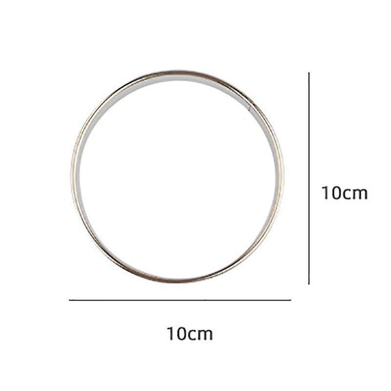 Double Rolled Tart Rings Round Muffin Rings Metal Crumpet Rings Molds