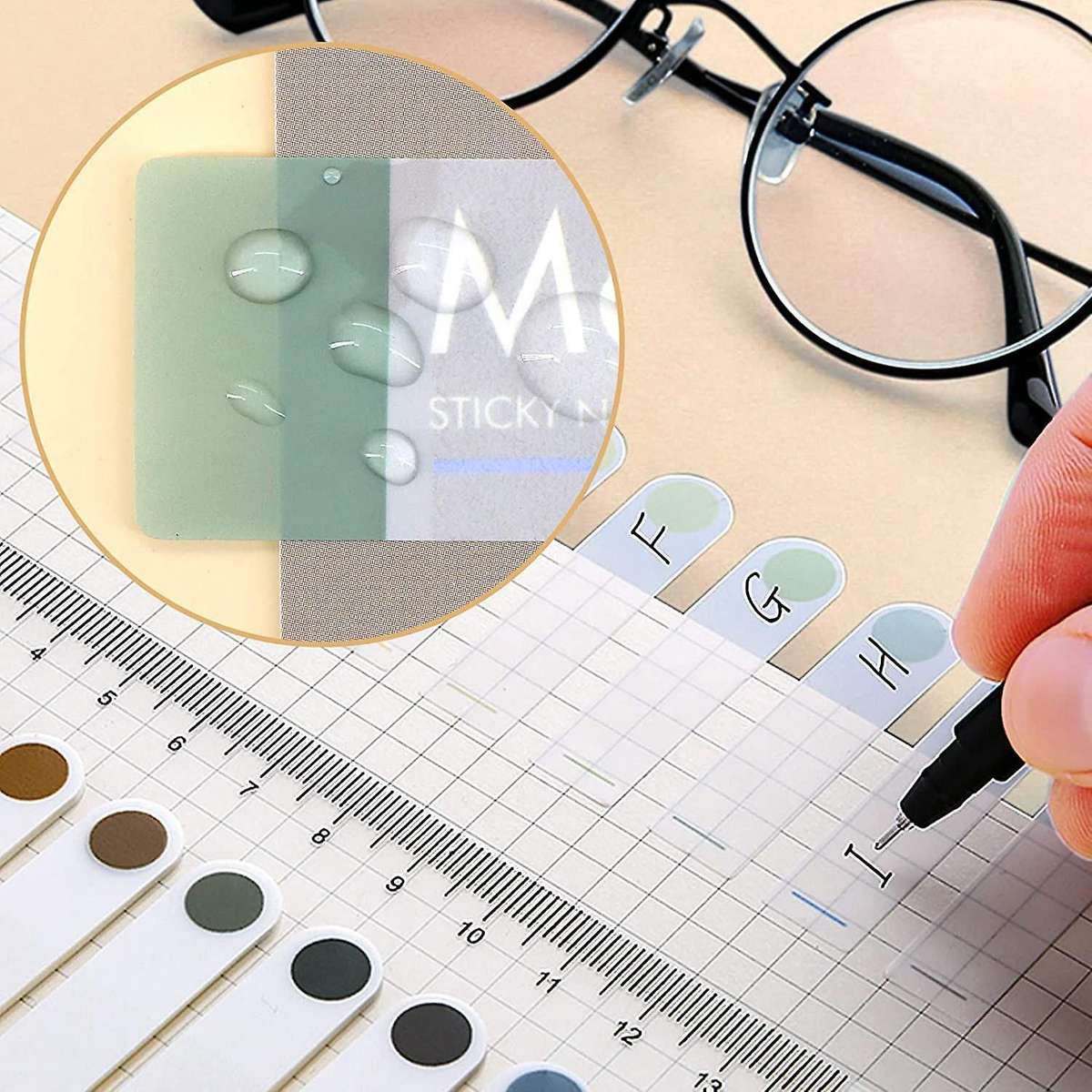 Page Markers Sticky Index Tabs 30 Colors Morandi Memo Stickers