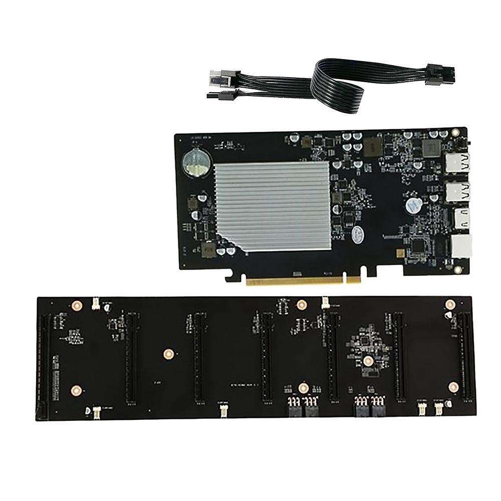 Eth-hsw2 Btc Mining Motherboard Set with 6pin to 8pin Power Cord