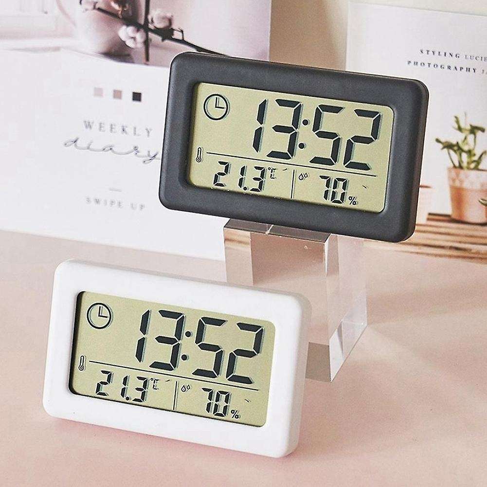 Led Digital Clock Electronic Digital Screen Desktop Clock -pink
