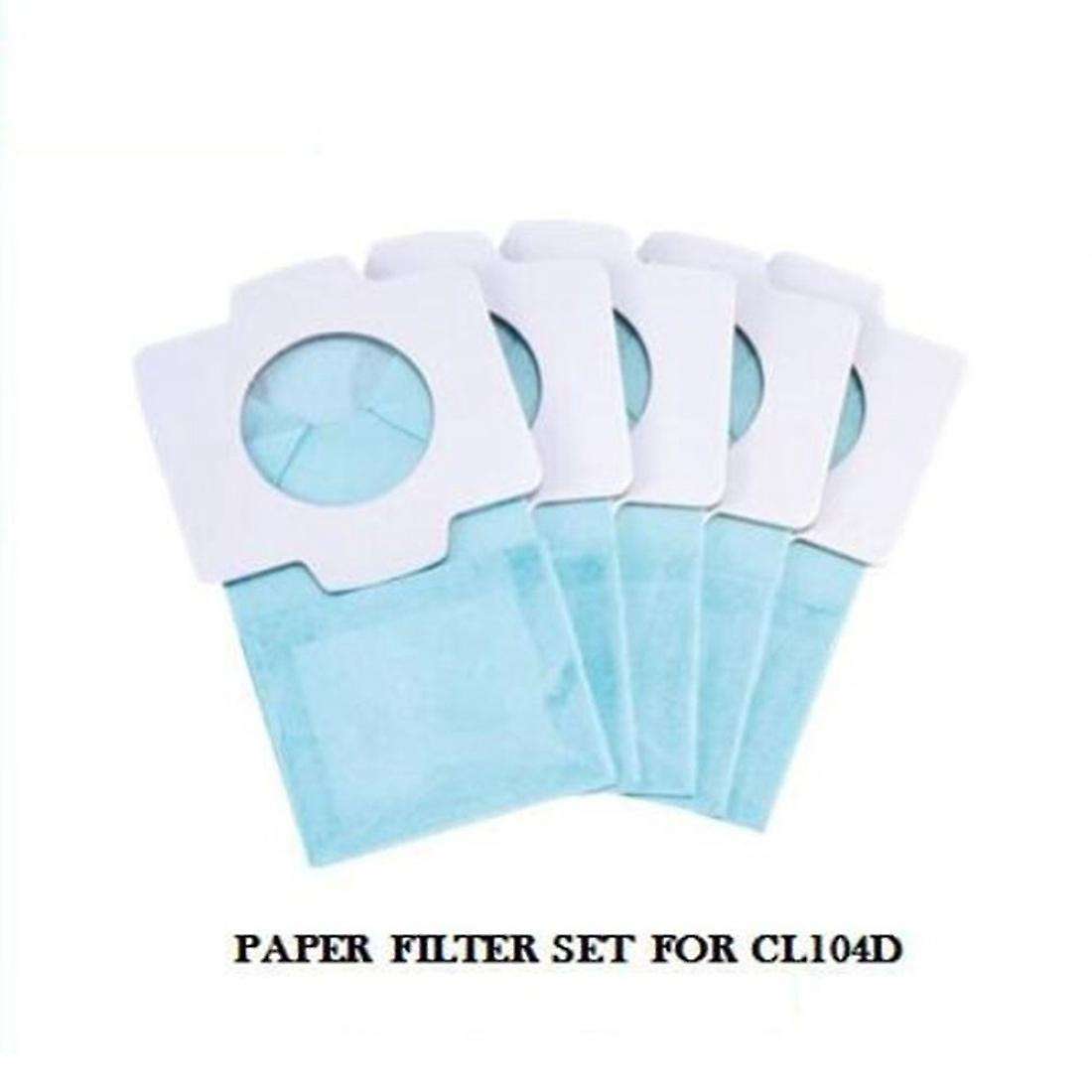 5 Pack Replacement Vacuum Dust Bag Compatible for Makita Cl102 Cl104