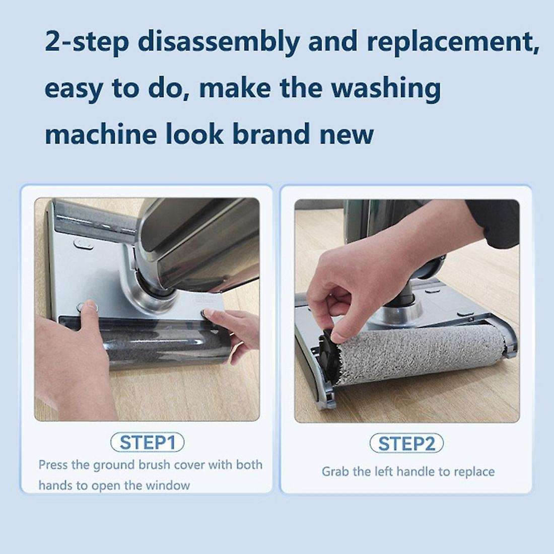 9pcs Roller Brush Kit Parts for Uwant X100 Household Mian Brush Home