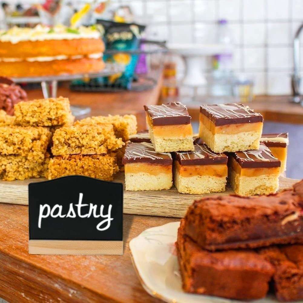 4 Pcs Mini Chalkboard Signs for Chalk Sign,message Board Signs