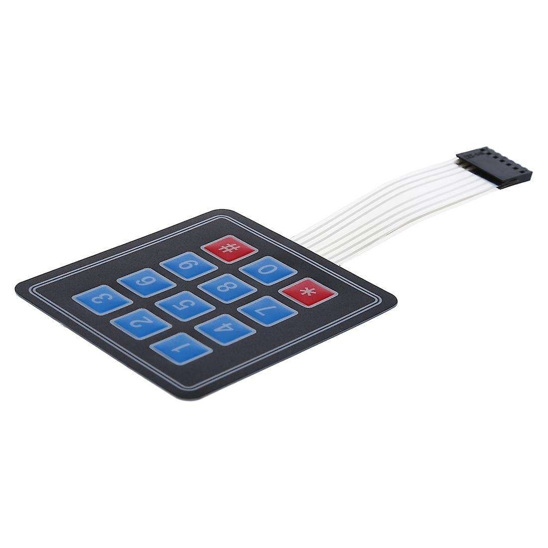 New 4 X3 12 Key Matrix Array Membrane Switch Keypad Keyboard for Arduino
